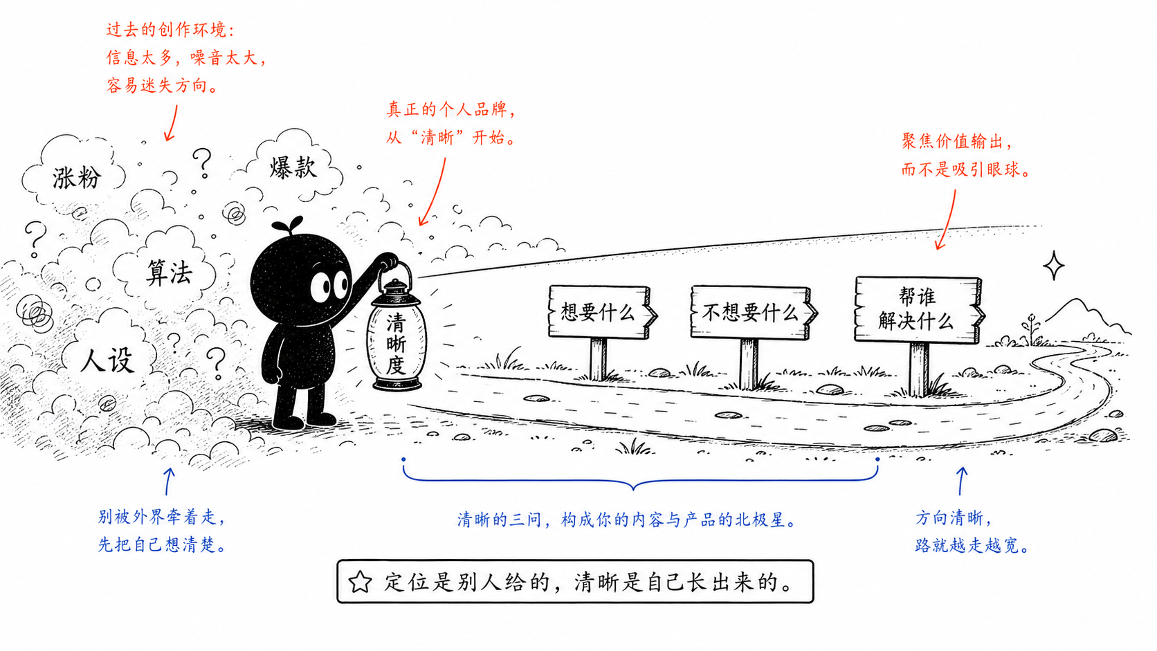 清晰度不是包装出来的,而是自己长出来的。